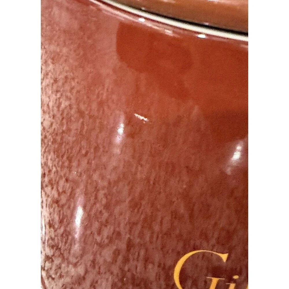 NEW Gilmore Girls Luke’s Diner Logo Ceramic Jar w/ Lid 8 oz Fall Autumn